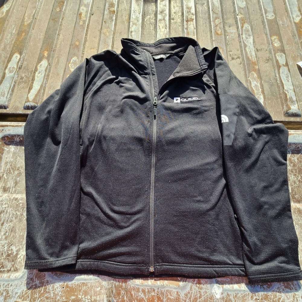 North Face Jacket Mens 2XL Black Full Zip Mountain Peaks‎ Outdoor S20 NF0A47FD